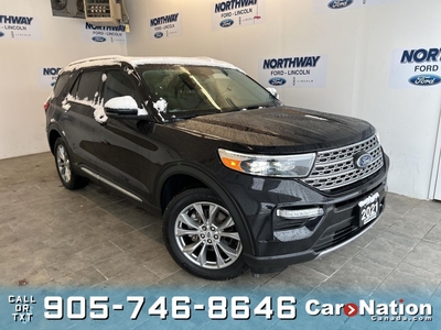 Used 2021 Ford Explorer LIMITED 4X4 LEATHER PANO ROOF NAV 1 OWNER for Sale in Brantford, Ontario