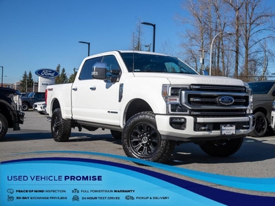 Used 2021 Ford F-350 Platinum LOCAL BC 1-OWNER, TREMOR PKG, 5TH WHEEL HITCH PREP for Sale in Surrey, British Columbia