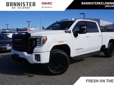 Used 2022 GMC Sierra 3500 HD AT4 LOW KMS, HEADS-UP DISPLAY, BED VIEW CAMERA for Sale in Kelowna, British Columbia