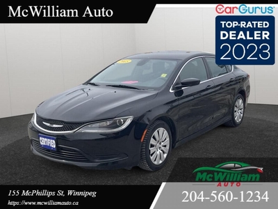 Used 2015 Chrysler 200 LX Push Button Start Clean Title for Sale in Winnipeg, Manitoba