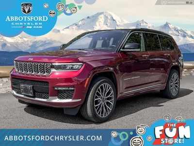 Used 2021 Jeep Grand Cherokee L Summit Reserve - Massaging Seats - $211.92 /Wk for Sale in Abbotsford, British Columbia