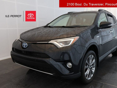 2017 Toyota RAV4 AWD LIMITED HYBRID A/C, CUIR, TOIT, NAVI, CAM 3