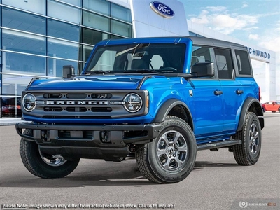New 2024 Ford Bronco Big Bend 4WD 2.3L Co-Pilot360 Connected Nav Tow Package for Sale in Winnipeg, Manitoba