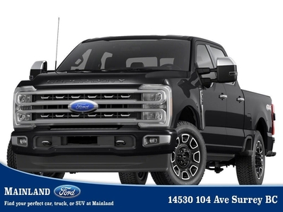 New 2024 Ford F-350 Platinum 713A for Sale in Surrey, British Columbia