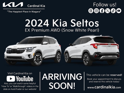 New 2024 Kia Seltos EX PREMIUM for Sale in Niagara Falls, Ontario