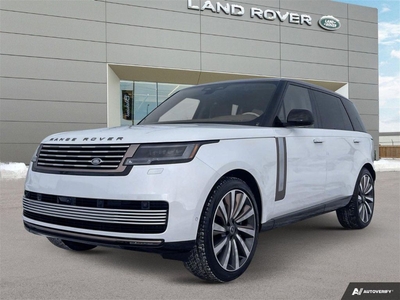 New 2024 Land Rover Range Rover SV CLASSIC SV DESIGN! for Sale in Winnipeg, Manitoba