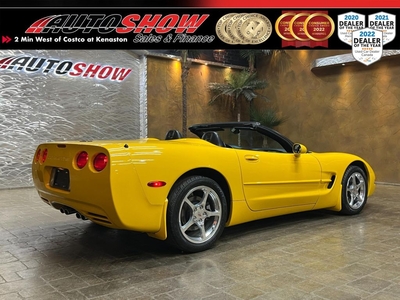 Used 2001 Chevrolet Corvette Convertible - Pristine, Local, Showroom Condition!! for Sale in Winnipeg, Manitoba