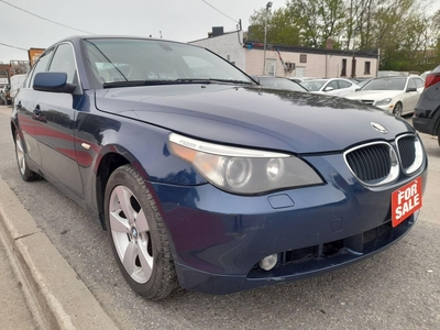 Used 2006 BMW 5 Series 525XI-AWD-LEATHER-SUNROOF-ALLOYS-EXTRA CLEAN for Sale in Scarborough, Ontario