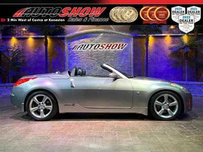 Used 2006 Nissan 350Z Roadster - Heated Black Leather, 18 Inch Alloys for Sale in Winnipeg, Manitoba