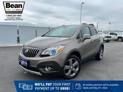 Used 2014 Buick Encore Leather 1.4L 4CYL WITH REMOTE START/ENTRY, HEATED SEATS, HEATED STEERING WHEEL, SUNROOF, NAVIGATION, BOSE SOUND SYSTEM for Sale in Carleton Place, Ontario