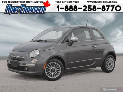 Used 2014 Fiat 500 LOUNGE AUTO ALLOYS BT HTDS STS SUNROOF & for Sale in Milton, Ontario