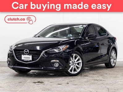 Used 2015 Mazda MAZDA3 GT w/ Rearview Cam, Bluetooth, Dual Zone A/C for Sale in Toronto, Ontario