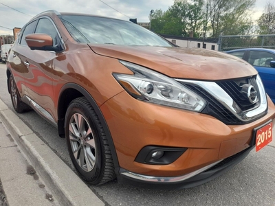 Used 2015 Nissan Murano SL-AWD-ONLY 134K-LEATHER-NAVI-BK CAM-PANOROOF-AUX for Sale in Scarborough, Ontario
