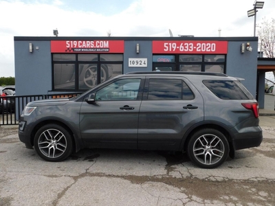 Used 2017 Ford Explorer Sport Navi 7 Passenger Leather for Sale in St. Thomas, Ontario