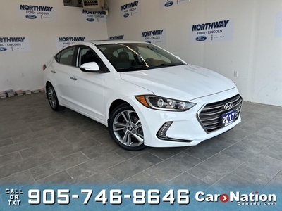 Used 2017 Hyundai Elantra LIMITED LEATHER SUNROOF NAV LOW KMS! for Sale in Brantford, Ontario