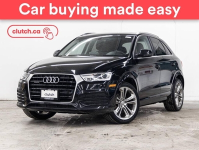 Used 2018 Audi Q3 Progressiv AWD w/ Rearview Cam, Bluetooth, Dual Zone A/C for Sale in Toronto, Ontario