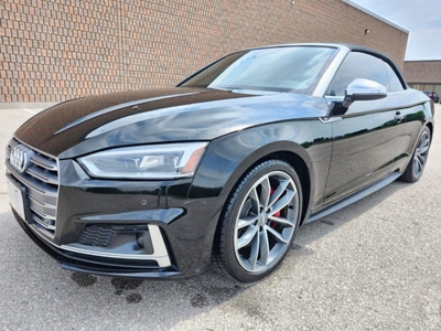 Used 2018 Audi S5 Cabriolet 3.0 TFSI Quattro Technik Tiptronic Convertible! Fully Loaded!!! for Sale in Mississauga, Ontario