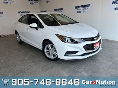 Used 2018 Chevrolet Cruze LT TURBO TOUCHSCREEN LOW KMS OPEN SUNDAYS for Sale in Brantford, Ontario