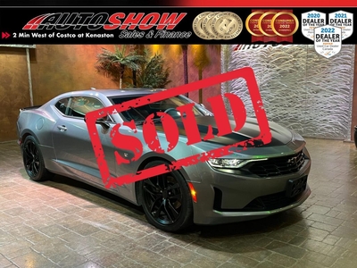 Used 2019 Chevrolet Camaro RS Turbo LT - Red Lthr, 6 M/T, Blackout Package!! for Sale in Winnipeg, Manitoba
