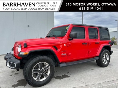 Used 2020 Jeep Wrangler Unlimited Sahara 4X4 for Sale in Ottawa, Ontario