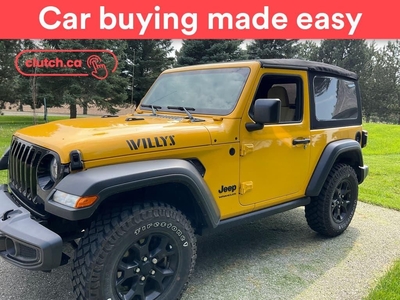 Used 2021 Jeep Wrangler Willys 4X4 w/ Uconnect 4, Apple CarPlay & Android Auto, Rearview Cam for Sale in Toronto, Ontario