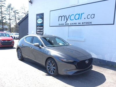 Used 2021 Mazda MAZDA3 GT SUNROOF. HEATED SEATS/WHEEL. BACKUP CAM. LEATHER. NAV. BLUETOOTH. PWR SEAT. PWR GROUP. A/C. CRUISE. for Sale in Kingston, Ontario