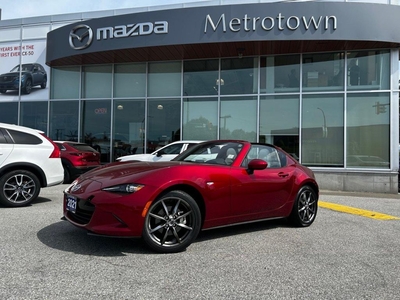 Used 2021 Mazda Miata MX-5 RF GT at Pure White Nappa Leather for Sale in Burnaby, British Columbia
