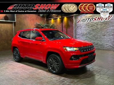 Used 2022 Jeep Compass 4X4 Limited Red Edition! - Htd Lthr, Big Pano Roof!! for Sale in Winnipeg, Manitoba