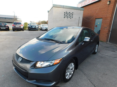 2012 Honda Civic Coupe 2DR 5 SPEED MANUAL COUPE LOW KM