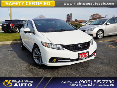 2015 Honda Civic Si | SAFETY CERTIFIED