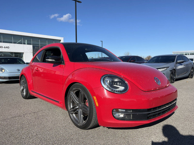 2013 VOLKSWAGEN BEETLE HIGHLINE*TURBO*RARE*CUIR ROUGE*TOIT PANO