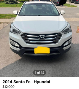 2014 Hyundai Santa Fe sport