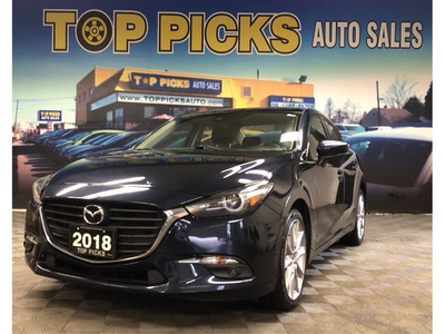 2018 Mazda Mazda3 GT, Automatic, Sunroof, Navigation, GREAT PRI