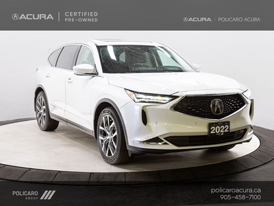 2022 Acura MDX Tech ACURA CERTIFIED |CLEAN CAR FAX| ONE OWNER