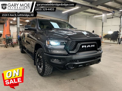 2022 Ram 1500 Rebel Low Mileage! Turbo EcoDiesel, Red Leather In
