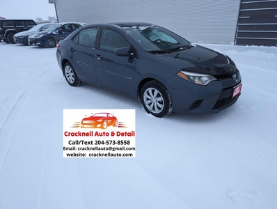 Used 2014 Toyota Corolla 4dr Sdn CVT LE for Sale in Carberry, Manitoba