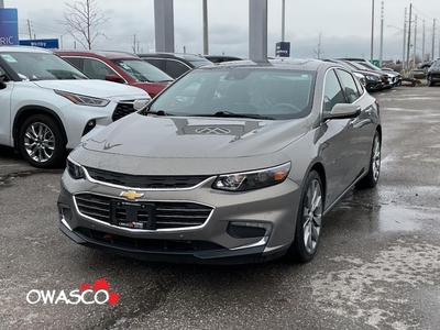 Used 2018 Chevrolet Malibu 2.0L Premier! Clean CarFax! Low KMs! for Sale in Whitby, Ontario
