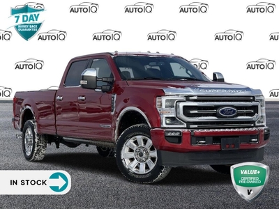 Used 2021 Ford F-350 Platinum LEATHER V8 TURBO DIESEL ENGINE TWIN PANEL MOONROOF for Sale in Waterloo, Ontario