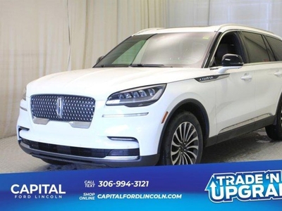 Used 2022 Lincoln Aviator Reserve AWD **Clean Carfax, One Owner, Leather, Sunroof, Navigation, 3L, Power Liftgate** for Sale in Regina, Saskatchewan