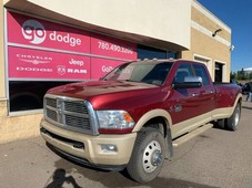 2012 DODGE RAM 3500 3500 Laramie Longhorn , Dually , 6.7L Cummins Turbo Diesel , Leather , Nav , Heated + Cooled Seats
