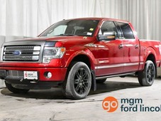 2013 FORD F-150 PLATINUM 4X4 SUPERCREW / LEATHER / HEATED & COOLED FRONT SEATS / HEATED BACK SEATS / MOON ROOF / REMOTE START / BACKUP CAMERA / NAVIGATION & MUCH MORE!!