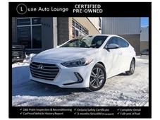 2017 HYUNDAI ELANTRA SE ONLY 27,000KM! AUTO, BACK-UP CAMERA, HEATED SEATS, ALLOY WHEELS, LOADED! LUXE CERTIFIED PRE-OWNED!