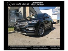 2018 HYUNDAI SANTA FE SE SPORT! PANORAMIC SUNROOF, HEATED LEATHER SEATS, BLIND SPOT MONITOR!! LUXE CERTIFIED PRE-OWNED!