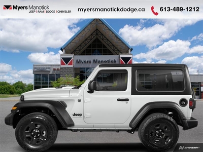 New 2024 Jeep Wrangler Willys - Wi-Fi Hotspot - Tow Equipment - $184.73 /Wk for Sale in Ottawa, Ontario