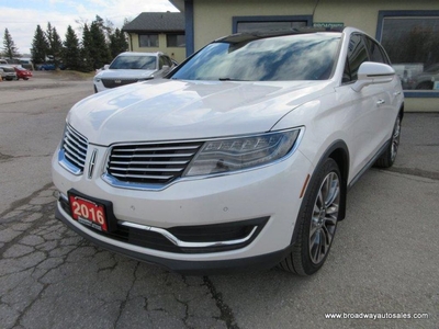 Used 2016 Lincoln MKX ALL-WHEEL DRIVE RESERVE-MODEL 5 PASSENGER 2.7L - ECO-BOOST.. NAVIGATION.. LEATHER.. HEATED/AC SEATS.. BACK-UP CAMERA.. POWER SUNROOF.. REVEL-AUDIO.. for Sale in Bradford, Ontario