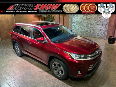 Used 2018 Toyota Highlander Limited - Pano Roof, Htd/Cooled Lthr, Adaptv Cruise for Sale in Winnipeg, Manitoba