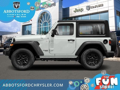 Used 2021 Jeep Wrangler Sport S - Aluminum Wheels - $158.51 /Wk for Sale in Abbotsford, British Columbia