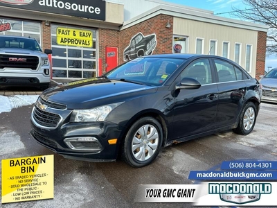 Used Chevrolet Cruze 2015 for sale in Moncton, New Brunswick