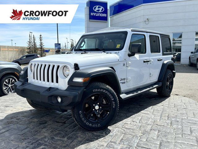 2018 Jeep Wrangler Unlimited Sport - 4WD, No Accidents, Beige