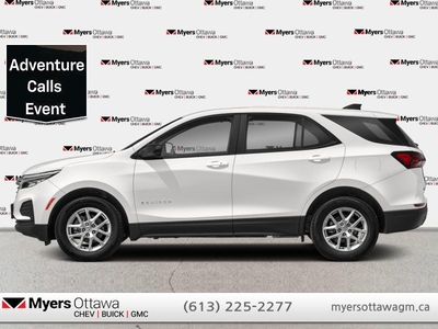 New 2024 Chevrolet Equinox LT - LT, FWD, REAR CAMERA, AUTO START, REMOTE ENTRY for Sale in Ottawa, Ontario